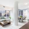 Open space living area with natural lighting